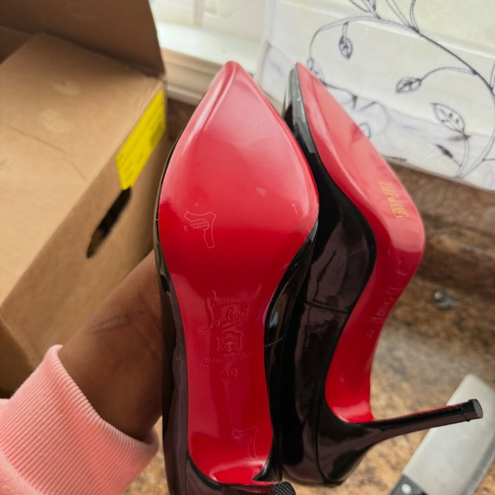 Christian Louboutin So Kate Heels Size: 40 EU (approx. US 9.5–10) Color: Black - Picture 5 of 13